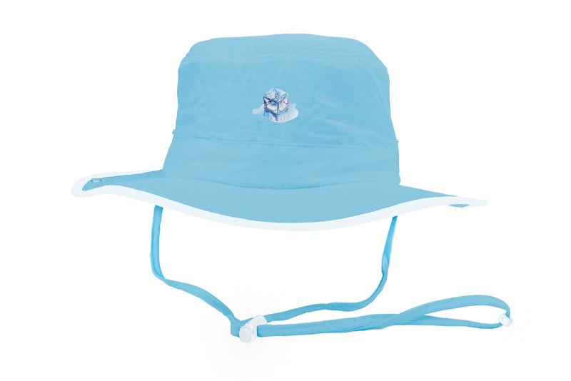 Blue bucket hat with string cheap