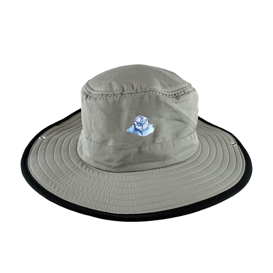 ICED Bucket Hat - Grey with Black Trim