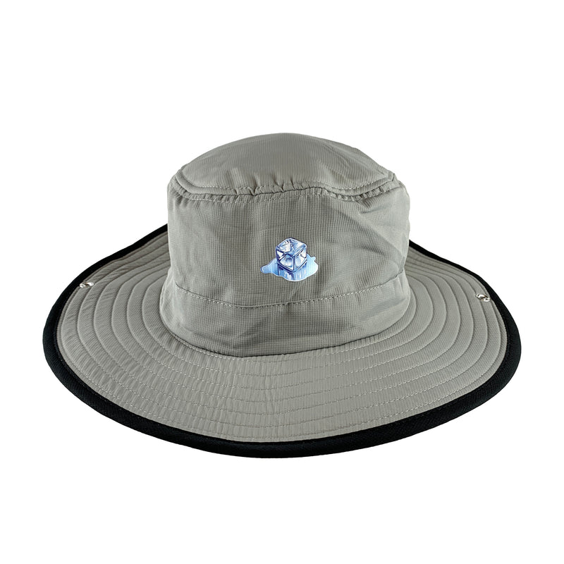 ICED Bucket Hat - Grey with Black Trim