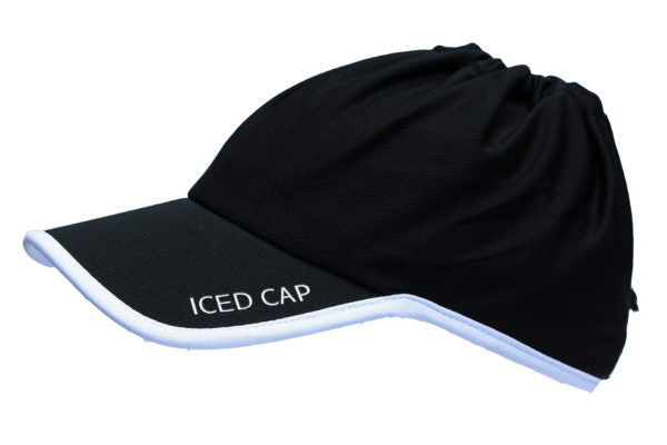 ICED Cap 3.0 - Black with White Trim