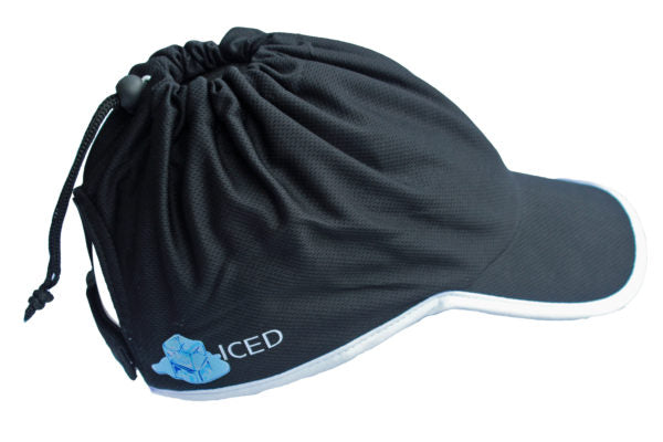ICED Cap 3.0 - Black with White Trim
