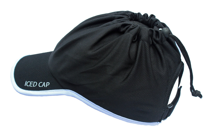 ICED Cap 3.0 - Black with White Trim